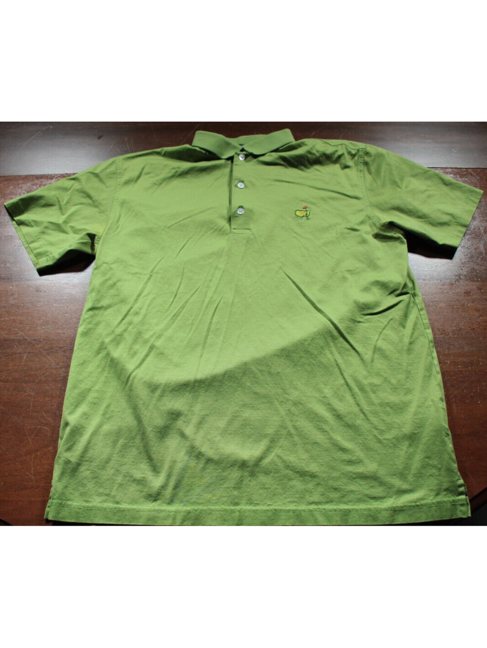 Amen Corner The Masters Polo Shirt Golf Augusta M Green Distressed